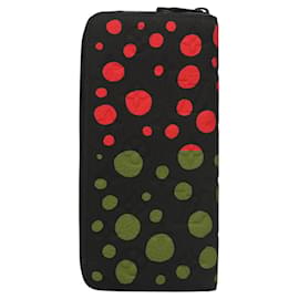 Louis Vuitton-LOUIS VUITTON Empreinte Infinity Dots Portefeuille Zippy Vertical M81904 Auth BA1046SM-Rouge