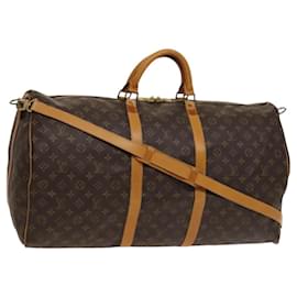 Louis Vuitton-LOUIS VUITTON Monogram Keepall Bandouliere 60 Boston Bag M41412 LV Auth 117430-Monogram