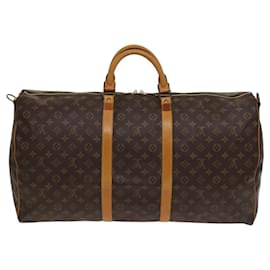 Louis Vuitton-LOUIS VUITTON Monogram Keepall Bandouliere 60 Boston Bag M41412 LV Auth 117430-Monogram