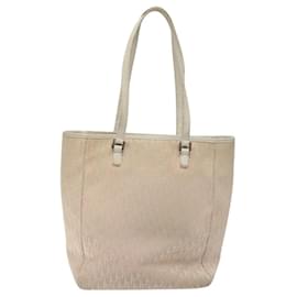 Christian Dior-Christian Dior Trotter Canvas Tote Bag Pink Silver Auth ar13412-Silvery,Pink