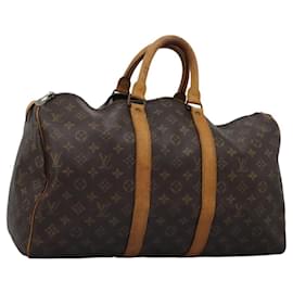 Louis Vuitton-LOUIS VUITTON Monogram Keepall 45 Boston Bag M41428 LV Auth MX260-Monogram