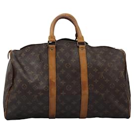 Louis Vuitton-LOUIS VUITTON Monogram Keepall 45 Boston Bag M41428 LV Auth MX260-Monogram