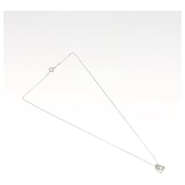Autre Marque-TIFFANY&Co. Heart Necklace Ag925 Silver Auth 117655-Silvery