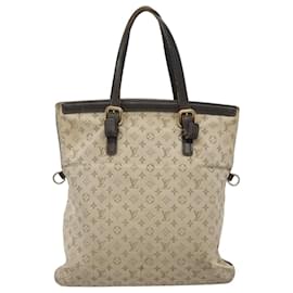 Louis Vuitton-LOUIS VUITTON Monogram Mini Franoise Sac Tote 2Way Khaki M92209 Auth 116567-Kaki
