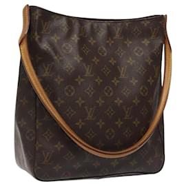 Louis Vuitton-LOUIS VUITTON Sac à épaule Monogram Looping GM M51145 LV Auth 117910-Monogramme