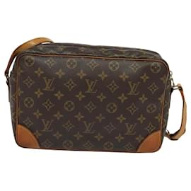 Louis Vuitton-LOUIS VUITTON Monogram Trocadero 27 Sac à épaule M51274 LV Auth 117312-Monogramme