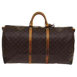 Louis Vuitton-LOUIS VUITTON Monogram Keepall Bandouliere 60 Boston Bag M41412 LV Auth KD299-Monogram