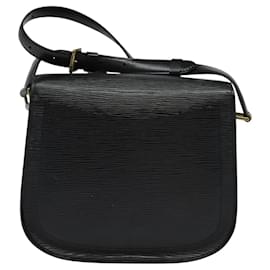 Louis Vuitton-LOUIS VUITTON Epi Saint Cloud GM Sac à épaule Noir M52192 LV Auth MX104-Noir