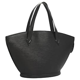 Louis Vuitton-LOUIS VUITTON Sac à épaule Epi Saint Jacques Noir M50042 LV Auth BA1332-Noir