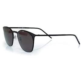 Saint Laurent-Saint Laurent, SL28 slim metal sunglasses in black-Black