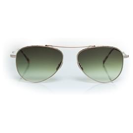 Autre Marque-Mr Leight, ICHI's white gold sunglasses-Golden