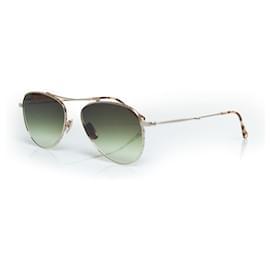 Autre Marque-Mr Leight, ICHI's white gold sunglasses-Golden