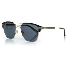 Gucci-Lunettes de soleil Gucci, GG0241S en noir-Marron,Noir,Doré