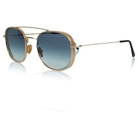 Autre Marque-L.G.R., Alagi metal gold sunglasses-Black,Golden