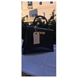 Hermès-Sac Hermès Kelly LP3 Limited Production – Modèle Unique, Neuf, 1987-Noir