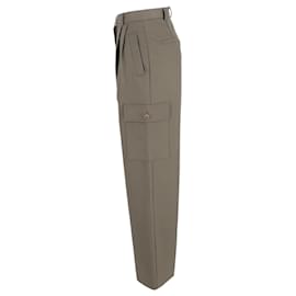 Autre Marque-The Frankie Shop Maesa Cargo Pants in Khaki Polyester-Green,Khaki