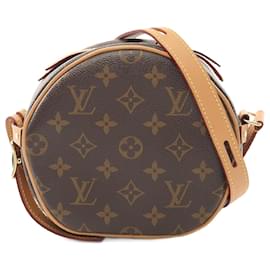 Louis Vuitton-Sac à épaule Boite Chapeau Souple PM Monogram Louis Vuitton M45578-Marron