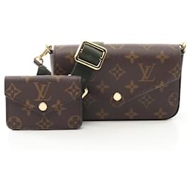 Louis Vuitton-Sac à bandoulière Louis Vuitton Monogram Multi Pochette Felicie M80091-Marron