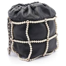 Chanel-Chanel Lambskin Coco Mark Shoulder Bag AS2313-Black