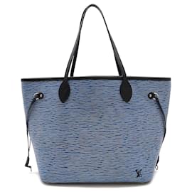 Louis Vuitton-Sac Louis Vuitton Epi Neverfull MM 2way Bleu M51053-Bleu