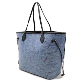 Louis Vuitton-Sac Louis Vuitton Epi Neverfull MM 2way Bleu M51053-Bleu