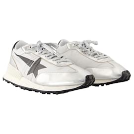 Golden Goose-Baskets de marathon - Golden Goose Deluxe Brand - Cuir - Argent-Argenté,Métallisé
