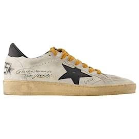 Golden Goose-Ballstar Sneakers - Golden Goose Deluxe Brand - Cuir - Gris-Gris