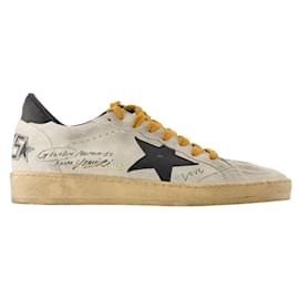 Golden Goose-Ballstar Sneakers - Golden Goose Deluxe Brand - Cuir - Gris-Gris