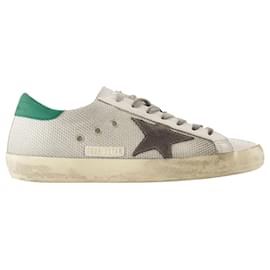 Golden Goose-Super Star Sneakers - Golden Goose Deluxe Brand - Leather - Silver-Silvery,Metallic