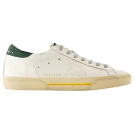 Golden Goose-Super Star Sneakers - Golden Goose Deluxe Brand - Leather - White-White
