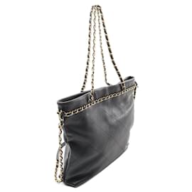 Chanel-Sac tote en cuir Coco Mark de Chanel AS2491-Noir
