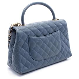 Chanel-Chanel Caviar Coco Handle 2way Bag A92991-Blue