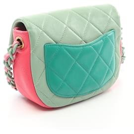 Chanel-Chanel Leather Matelasse Shoulder Bag AS3876-Green