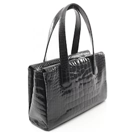 Chanel-Sac tote en cuir exotique Coco Mark de Chanel 11498820-Noir