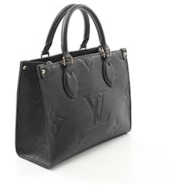Louis Vuitton-Sac à main Louis Vuitton Monogram Empreinte Onthego PM M45653-Noir