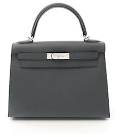 Hermès-Hermes Vau Epsom Kelly 2way Bag 28 Stamp W (2024)-Grey