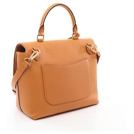 Louis Vuitton-Sac à main Louis Vuitton Taurillon Volta M55060-Marron