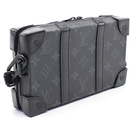 Louis Vuitton-Louis Vuitton Monogram Eclipse Soft Trunk Wallet 2way Shoulder Bag M69838-Black
