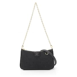 Louis Vuitton-Sac à bandoulière Easy Pouch Monogram Empreinte Louis Vuitton M80349-Noir