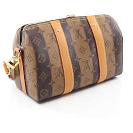 Louis Vuitton-Louis Vuitton Monogram Louis Vuitton × Nigo City Keepall 2way Shoulder Bag M45963-Brown