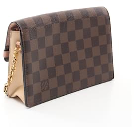 Louis Vuitton-Sac à épaule Louis Vuitton Damier Portefeuille Vavin N60237-Marron