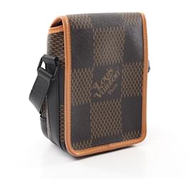 Louis Vuitton-Louis Vuitton Damier Giant LOUIS VUITTON × NIGO Amazon Shoulder Bag N40357-Brown