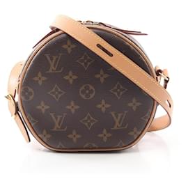 Louis Vuitton-Sac à épaule Boite Chapeau Souple PM Monogram Louis Vuitton M45578-Marron