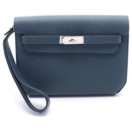 Hermès-Hermes Taurillon Clemence Kelly Depeche 25 2way bag ZCT234PZ Stamp Z (2021)-Green