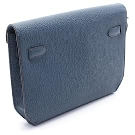 Hermès-Sac Depeche 25 2way Kelly en Taurillon Clemence Hermes ZCT234PZ Tampon Z (2021)-Vert