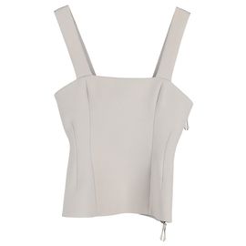 Boss Hugo Boss Square Neck Top in White Polyester White