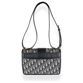 Dior-Christian Dior Navy Oblique Jacquard 30 Montaigne-Blue