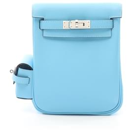 Hermès-Sac à dos Hermes Swift Kelly Jump WAP143SY Stamp W (2024)-Bleu