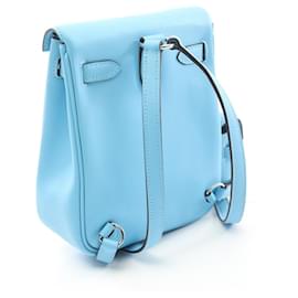 Hermès-Sac à dos Hermes Swift Kelly Jump WAP143SY Stamp W (2024)-Bleu