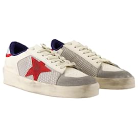Golden Goose-Stardan Sneakers - Golden Goose Deluxe Brand - Leather - White-White